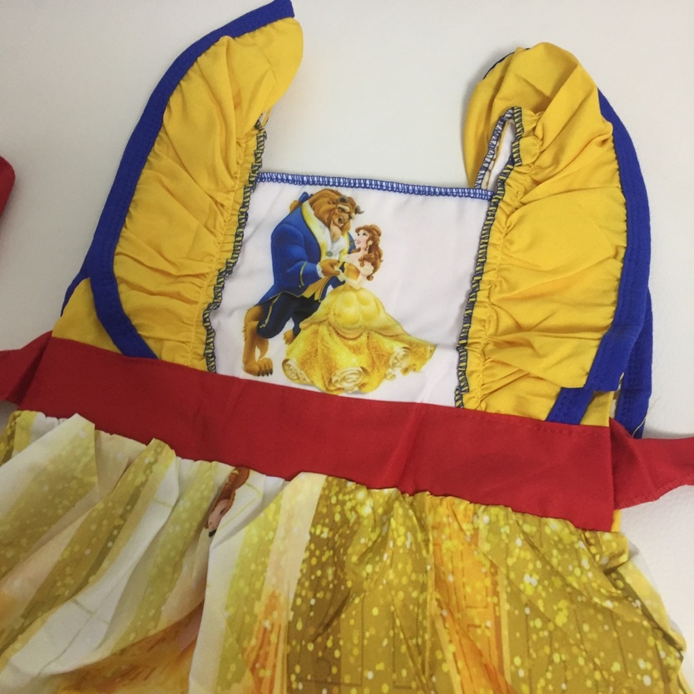 Princess belle beauty and the beast dress - Picture 6 of 8